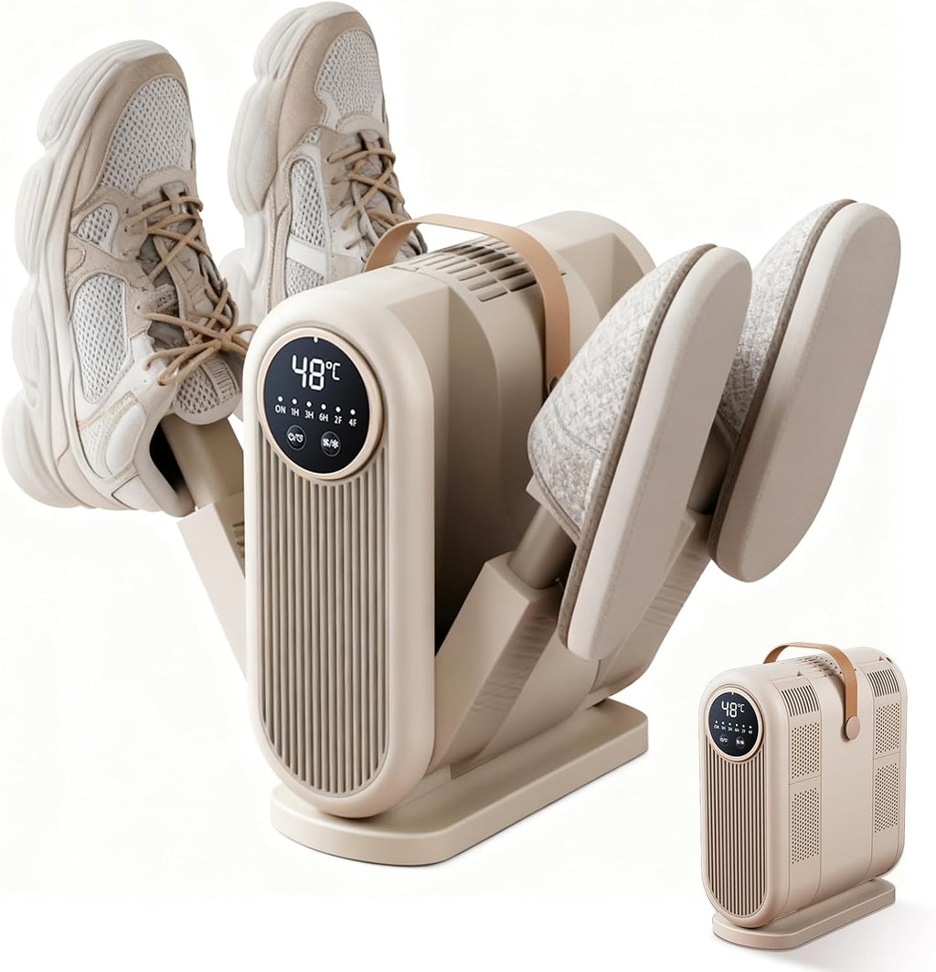 Sèche-Chaussures Électrique 4 Bras – Air Chaud à Minuterie